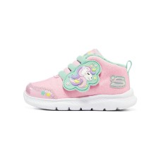 Skechers Comfy Flex 2.0 Anti Kick Low Top Baby & Toddler Shoes Pink Green Infant And Toddler 24