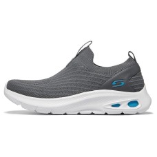 Skechers Breathable Low-Top Casual Shoes Men's Dark Gray Серый, 44
