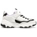 Skechers I Conik Slip Resistant Anti Kick Kids Lifestyle Shoes Black White Teenagers 28.5