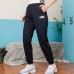 Skechers Vibrant Casual Collection Sports Lifestyle Collection Knitted Sports Pants Women's Carbon Black сажа, 170/76A/XL