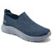 Skechers Cushioned Wear-Resistant Breathable Rebound Low-Top Casual Shoes Men's Blue Синий, 42.5