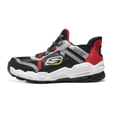 Skechers Hands Free Slip Ins Anti Kick Low Top Kids Lifestyle Shoes Black Red Kids' Красно-черный, 31