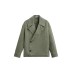 ZARA Trench Coats Men Green Зеленый, S/M