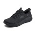 Skechers Cushioning Anti-Slip And Wear-Resistant Low-Top Running Shoes Men's Black Черный, 42
