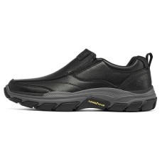 Skechers Respected Cushioning, Slip Resistant, Abrasion Resistant, Breathable Low Top Casual Shoes Men's Black Черный, 42.5