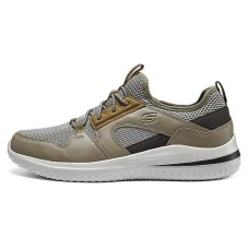 Skechers Durable Breathable Low-Top Casual Shoes Men's Taupe Серо-коричневый, 41.5