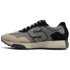 Skechers Cushioning, Wear Resistant Low Top Running Shoes Men's Gray Black Серый черный, 42.5
