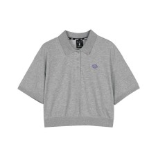 Skechers Polo Shirt Women's Medium Heather Gray Medium Heather Gray 004F, XL