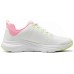 Skechers Vapor Foam Abrasion Resistant Rebound Low-Top Casual Shoes Women's White Pink Yellow White Pink Yellow, 37.5