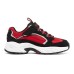 Skechers Slip-Resistant Cushioning Abrasion-Resistant Kids Lifestyle Shoes Black Red Teenagers 32