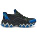 Kids Skechers Hands Free Slip-Ins Anti-Slip Wear-Resistant Kids Lifestyle Shoes Black Blue Black Blue, 32