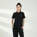 Skechers Polo Shirt Women's Meteorite Black Черный, 2XL