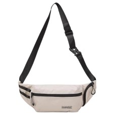 Skechers Fabric Fanny Pack Regular Unisex Silver Gray Silver Gray