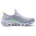 Skechers Slip Ins Cushioning, Slip Resistant, Abrasion Resistant, Breathable Low Top Casual Shoes Синий, 39