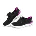 Skechers Skech-Air Dynamight Cushioning Anti-Slip And Wear-Resistant Low-Top Casual Shoes Women's Black Purple 36