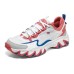 Skechers Stamina V3 Wildfire Shoes Anti-Slip Wear-Resistant Low-Top Hiking Trekking Shoes Men's White Red Blue 41