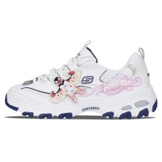 Skechers D'Lites 1.0 Chunky Sneakers Women's Low-Top Blue/Pink Белый, 36.5