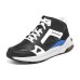 Skechers Global Jogger Anti-Slip Wear-Resistant Mid-Top Casual Shoes Men's Black Blue 39.5
