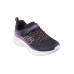 Skechers Anti Slip Wear Resistant Kids Lifestyle Shoes Black Purple Kids' Черно-фиолетовый, 27.5