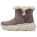 Skechers Vapor Foam Wear-Resistant Slip-Resistant Short Snow Boots Women's Umber Коричневый/белый, 38