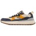 Skechers Heminger Cushioning Anti-Slip And Wear-Resistant Low-Top Casual Running Shoes Men's Blue Yellow 42.5