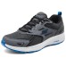 Skechers MEN'S GO Anti Slip Wear Resistant Low Top Casual Running Shoes Men's Gray Black Серый черный, 41