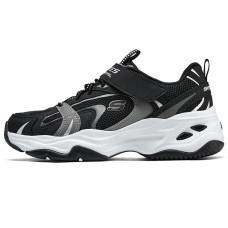 Skechers Kids Durable Breathable Kids Lifestyle Shoes Black Gray Color Kids' Black Gray Color, 34