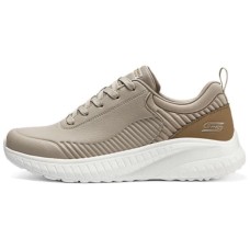 Skechers Cushioned Wear Resistant Breathable Low Top Running Shoes Men's Taupe Серо-коричневый, 41.5