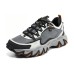 Skechers Chunky Sneakers Men Low-Top Gray/Black/White/Orange 41