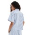 Obey co-ord cotton stripe shirt in blue Синий, S