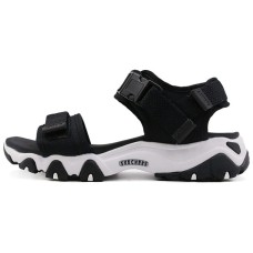 Skechers DLites 2.0 Fashion Black Sandals Women's 37