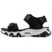 Skechers DLites 2.0 Fashion Black Sandals Women's 37