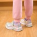 Skechers Sweetheart Lights Wear-Resistant Slip-Resistant Kids Lifestyle Shoes Silver/multi-colored Teenagers 32