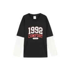Skechers Kids T-Shirts Carbon Black 0018, 130