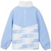 Skechers Comfortable Sports And Leisure Puffer Jacket Moon White Blue Teenagers Moon White Blue, 150