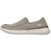 Skechers Del Retto Malvern Cushioning, Slip Resistant, Abrasion Resistant, Breathable Low Top Casual Shoes Men's Taupe 40