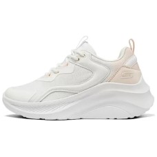 Skechers Bob's Anti-Slip Wear-Resistant Low-Top Casual Shoes Women's White Pink Белый Розовый, 37.5