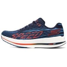 Skechers Go Run Razor 4 Anti-Slip Wear-Resistant Low-Top Running Shoes Men's White Blue 41