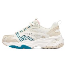 Skechers D'Lites 4.0 Chunky Sneakers Women's Low-Top Ecru/Lake Green 35