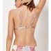 Tularosa 260375 Women's Triangle Smocked Adjustable Straps Bikini Top Size M