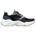 Skechers Stamina Airy Low Top Running Shoes Black/Blue Women's 35