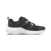 Skechers Bounder Anti Slip Wear Resistant Low Top Kids' Running Shoes Black Silver Teenagers Черный, 27.5