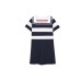 Skechers Hankou No. 2 Factory Joint Series Children's Dress Kids' Dark Blue Spelled White Thick Stripes Navy blue spell white thick stripes /02TT, 160
