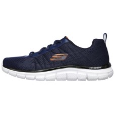 Skechers Cushioning Anti-Slip And Wear-Resistant Low-Top Casual Shoes Men's Dark Blue 39.5