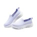 Skechers Go Walk Fle Durable Breathable Lightweight Low-Top Casual Shoes Women's Purple Фиолетовый, 38.5