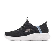Skechers Anti-Slip And Wear-Resistant Lightweight Low-Top Casual Shoes Women's Black Черный, 35.5