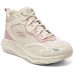 Skechers Cushioning Anti-Slip And Wear-Resistant High-Top Casual Shoes Women's Beige Pink Бежево-розовый, 38