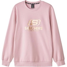 Skechers Sweatshirt Unisex Taro Pink Taro Pink-04QT, L