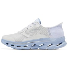 Skechers WOMEN'S GO WALK Anti-Slip Wear-Resistant Low-Top Casual Shoes Women's White White/Lavender/WLV, 37