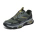 Skechers Cushioned Slip-Resistant Lightweight Low-Top Casual Shoes Men's Black Green Черно-зеленый, 42